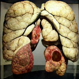 AI generated image of what looks like lungs and other organs