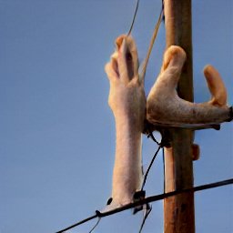 AI generated image of a bunch of hands tangled in a telephone wire